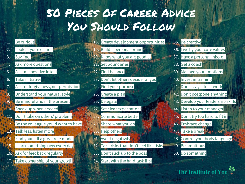 Career advice
